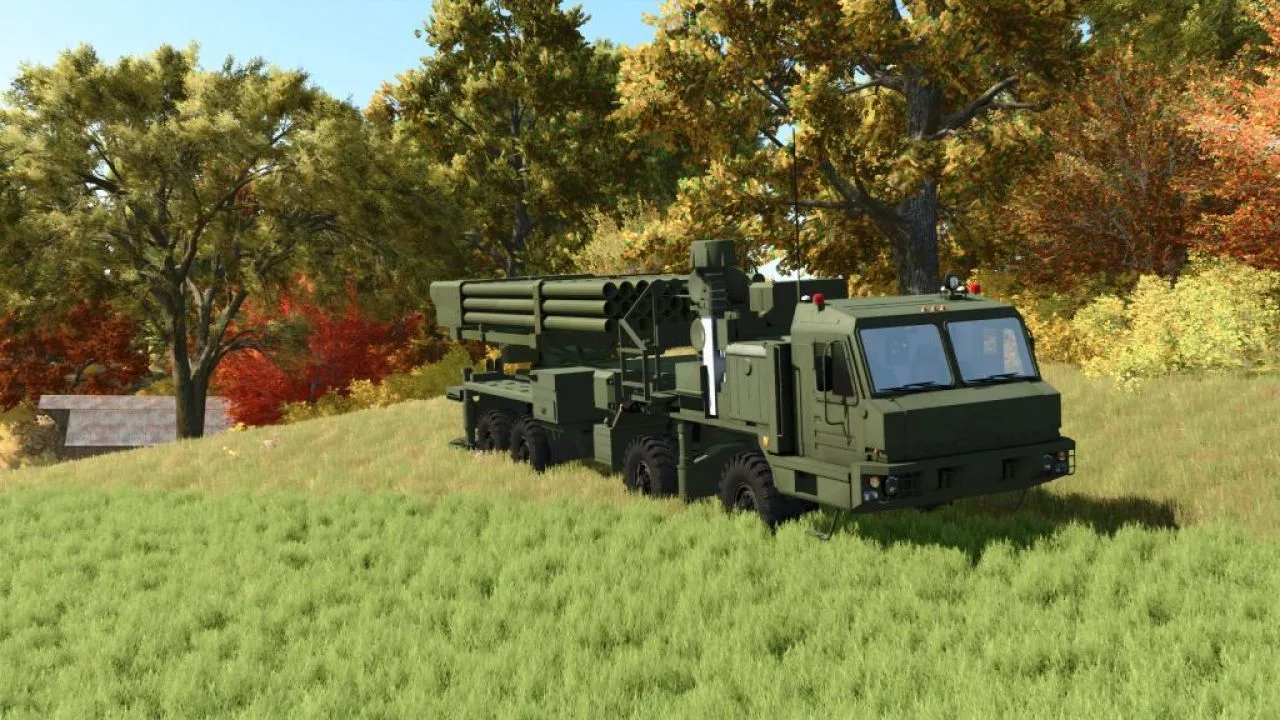 BAZ-6944 (Multiple Rocket Launcher Variant) FS25 - screenshot 1
