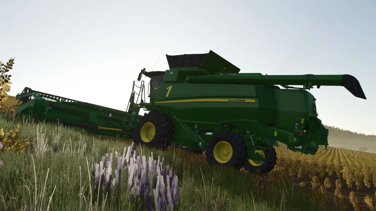 John Deere T Series + 600X Headers FS25