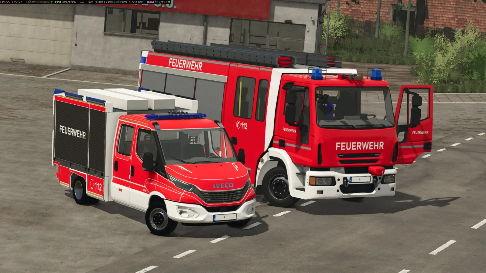 Ziegler TSF-W / Iveco Daily 35-160 FS25 - screenshot 2