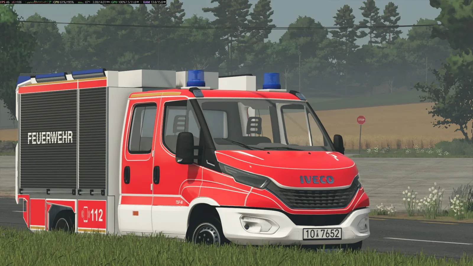 Ziegler TSF-W / Iveco Daily 35-160 FS25 - screenshot 1