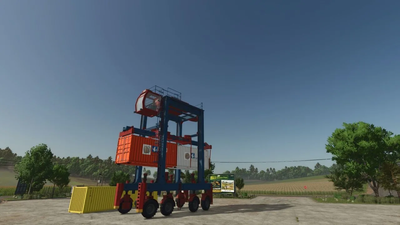 Container Straddle Carrier FS25 - screenshot 1