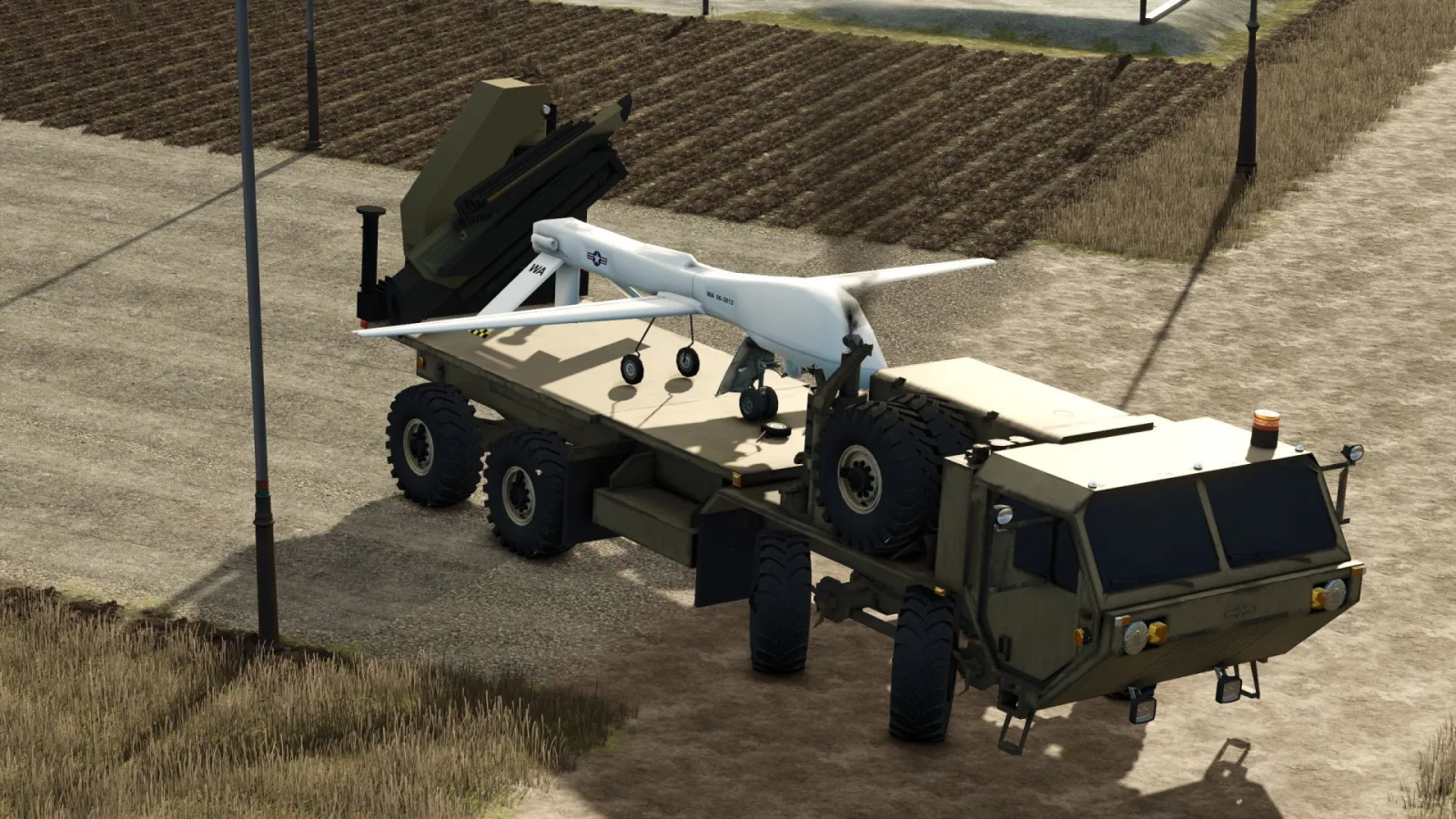 Oshkosh Defense Heavy Expanded Mobility Tactical Truck (HEMTT) FS25 - screenshot 1