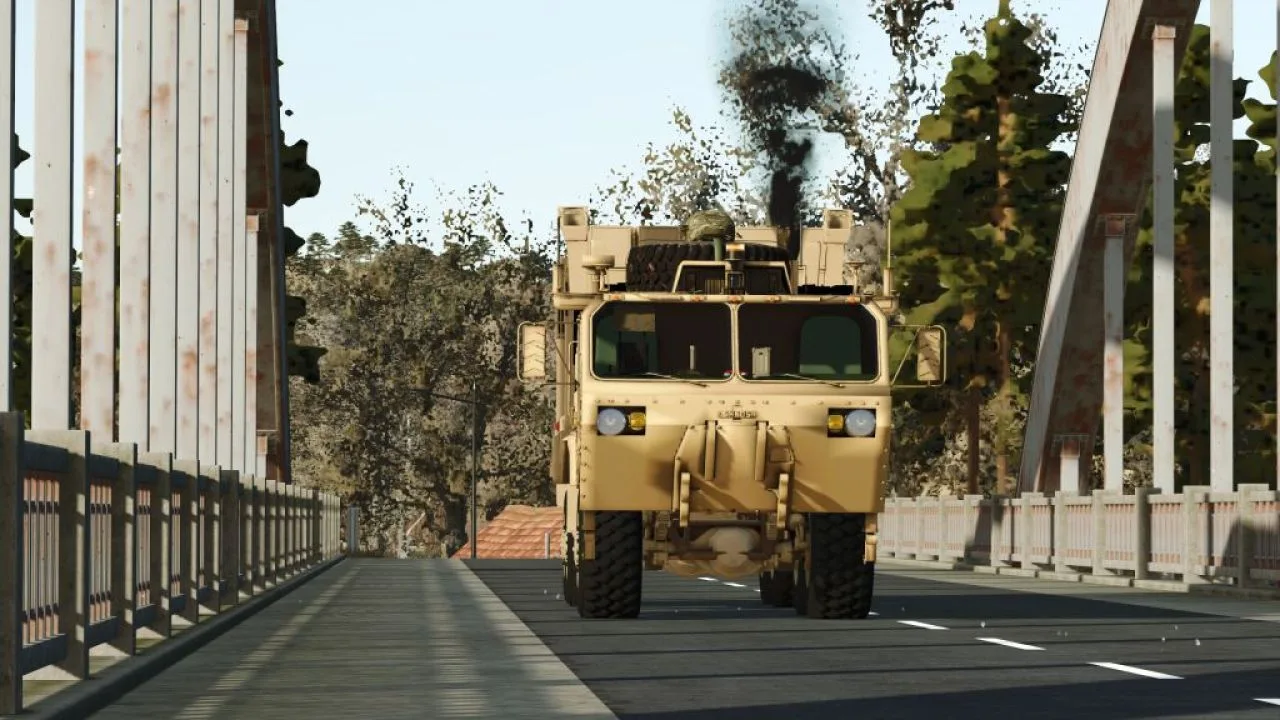 Oshkosh M978 HEMTT and the David's Sling missile system FS25 - screenshot 1