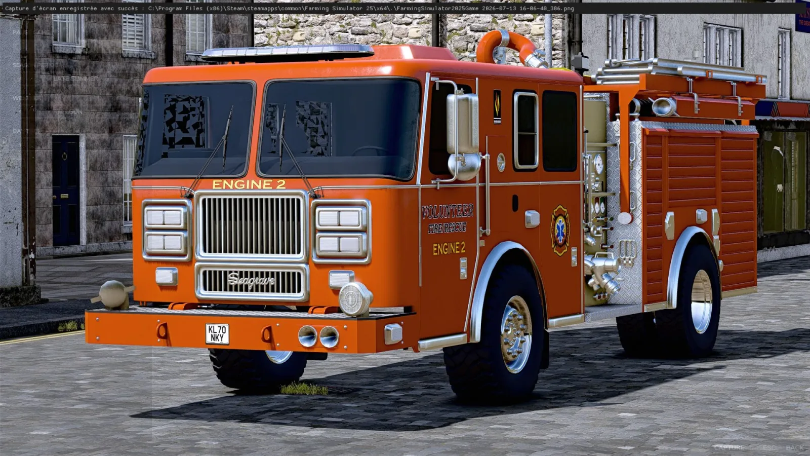 FireTruck Seagrave FS25 - screenshot 1