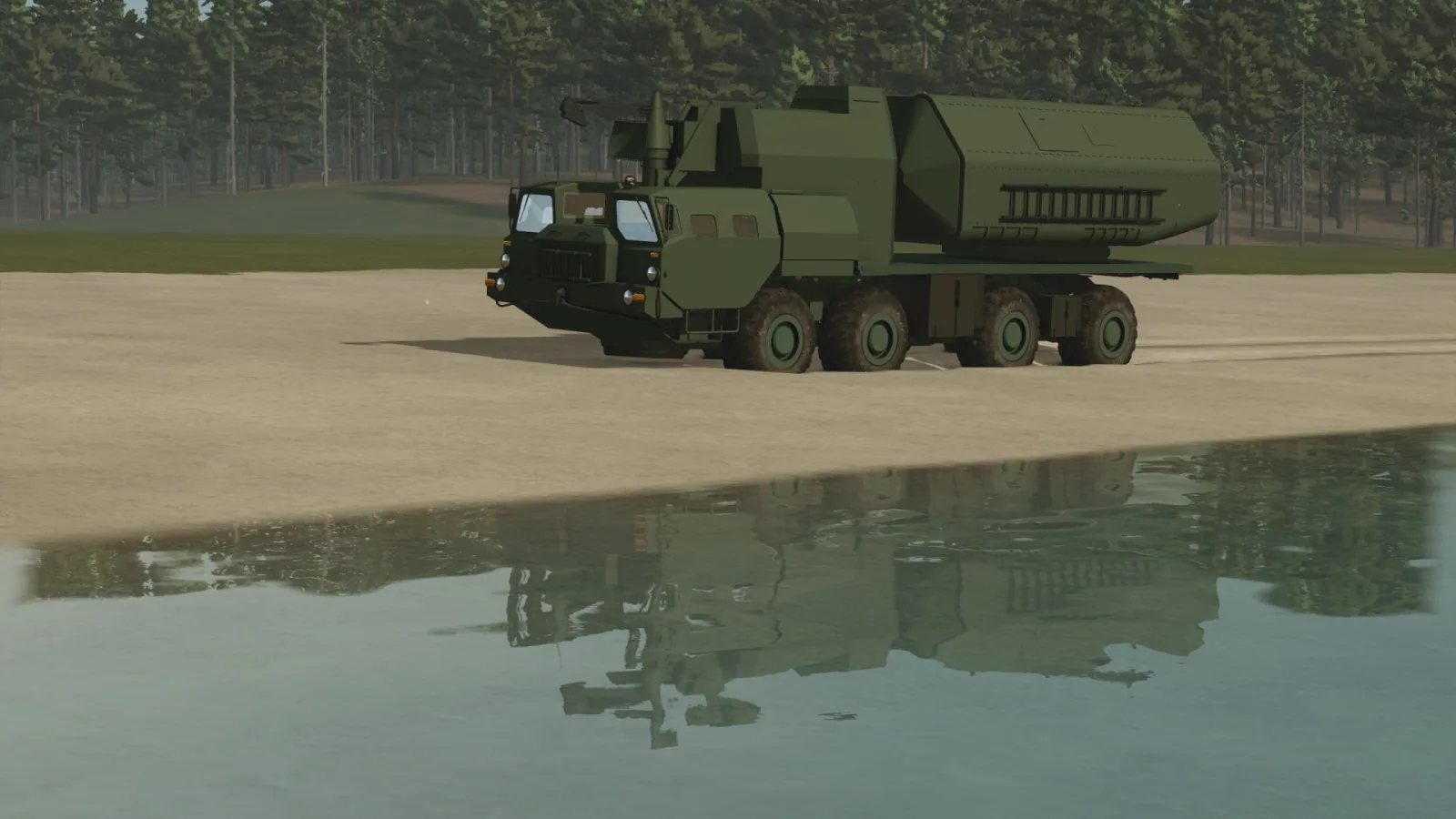MAZ‑7310 / MAZ‑543 with 4K51 “Rubezh” Coastal FS25 - screenshot 2