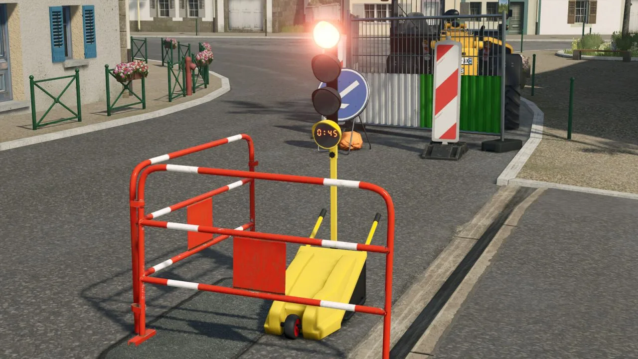Temporary Worksite Signal FS25 - screenshot 2