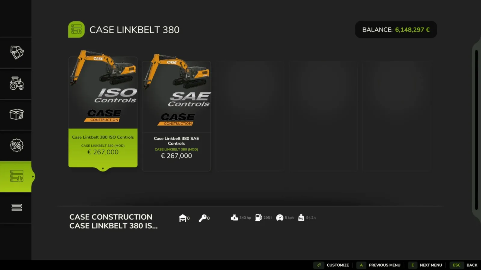 Case/Linkbelt 380