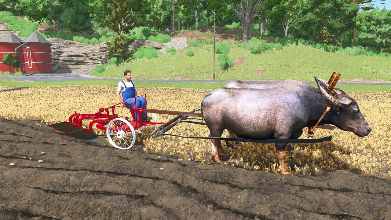 Draft animals pack FS25 - screenshot 3