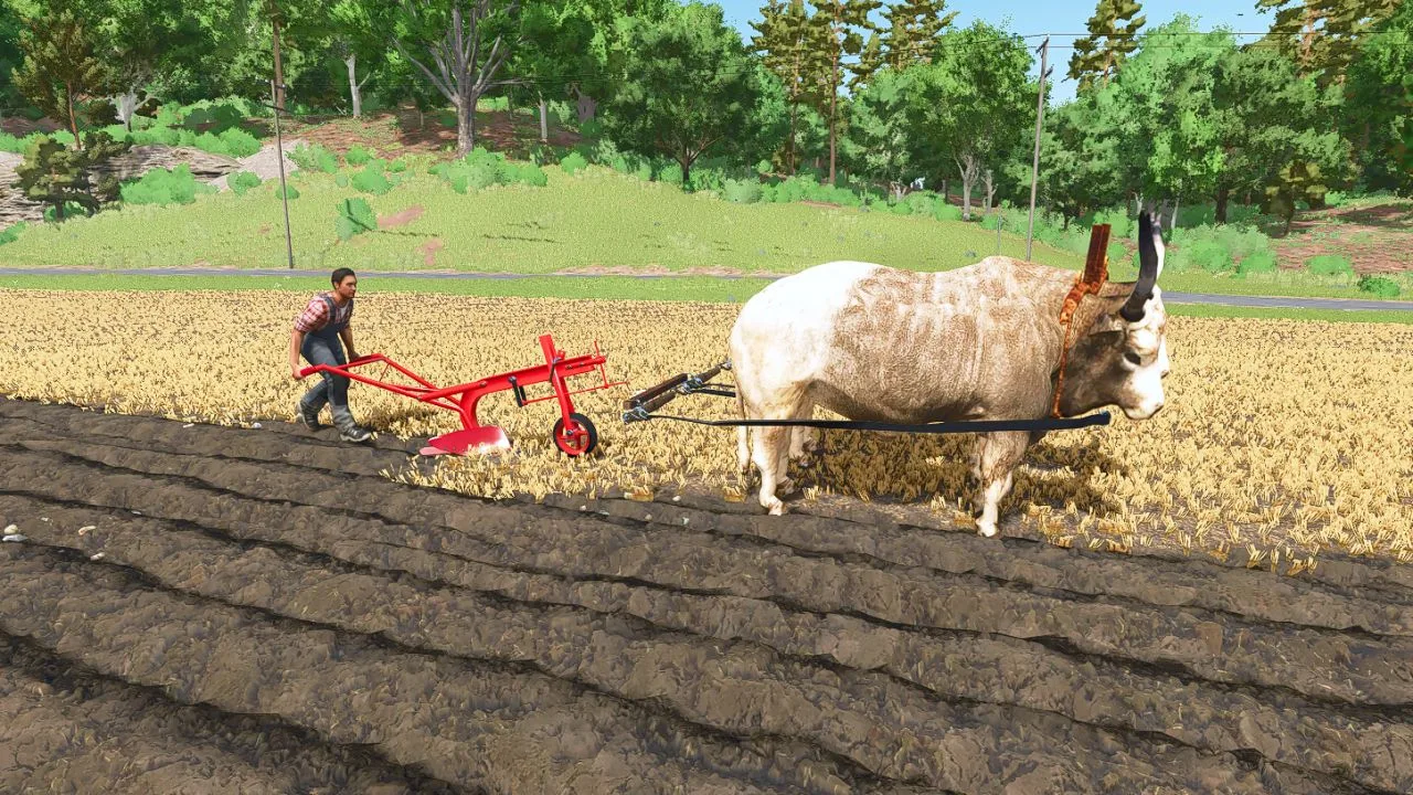 Draft animals pack FS25 - screenshot 2