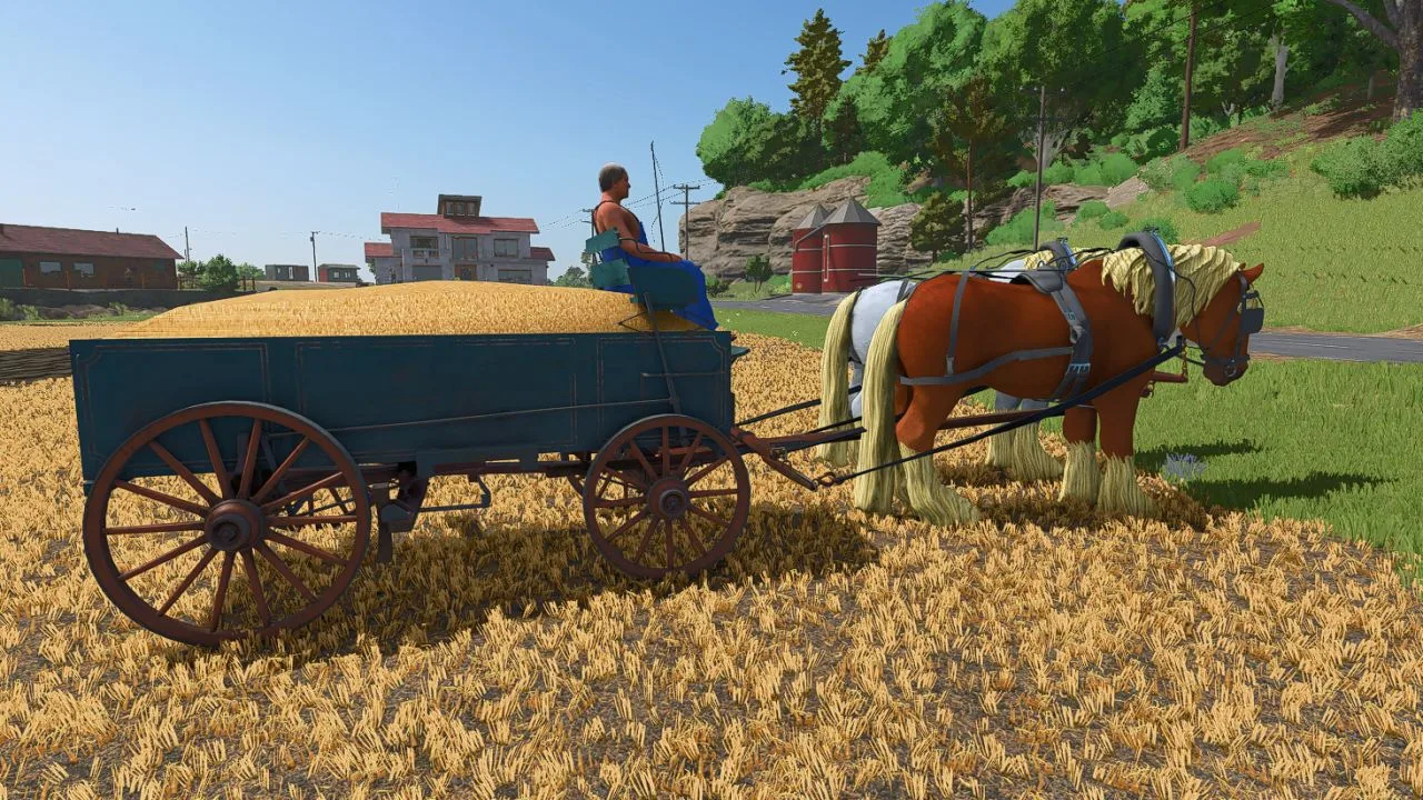 Draft animals pack FS25 - screenshot 1