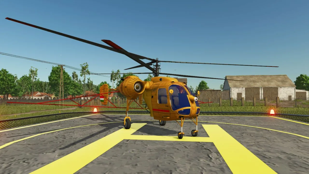 Helicopter KA26 Fertilizer Sprayer FS25 - screenshot 1