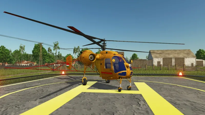 Helicopter KA26 Fertilizer Sprayer FS25