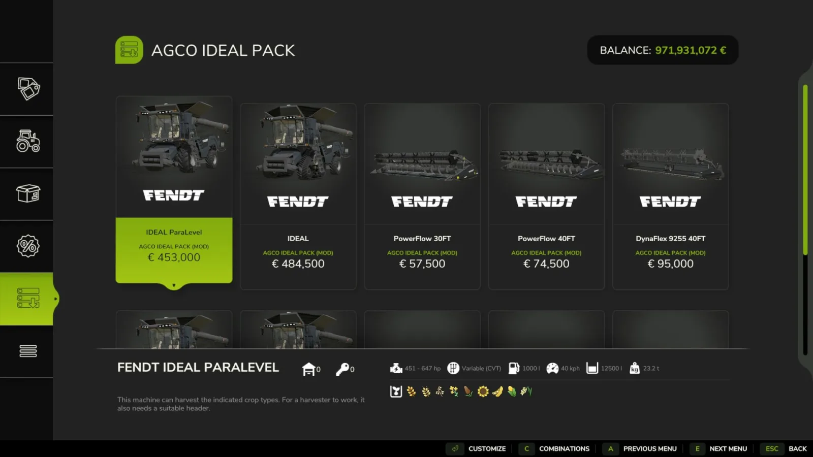 Fendt/MF Ideal Pack FS25