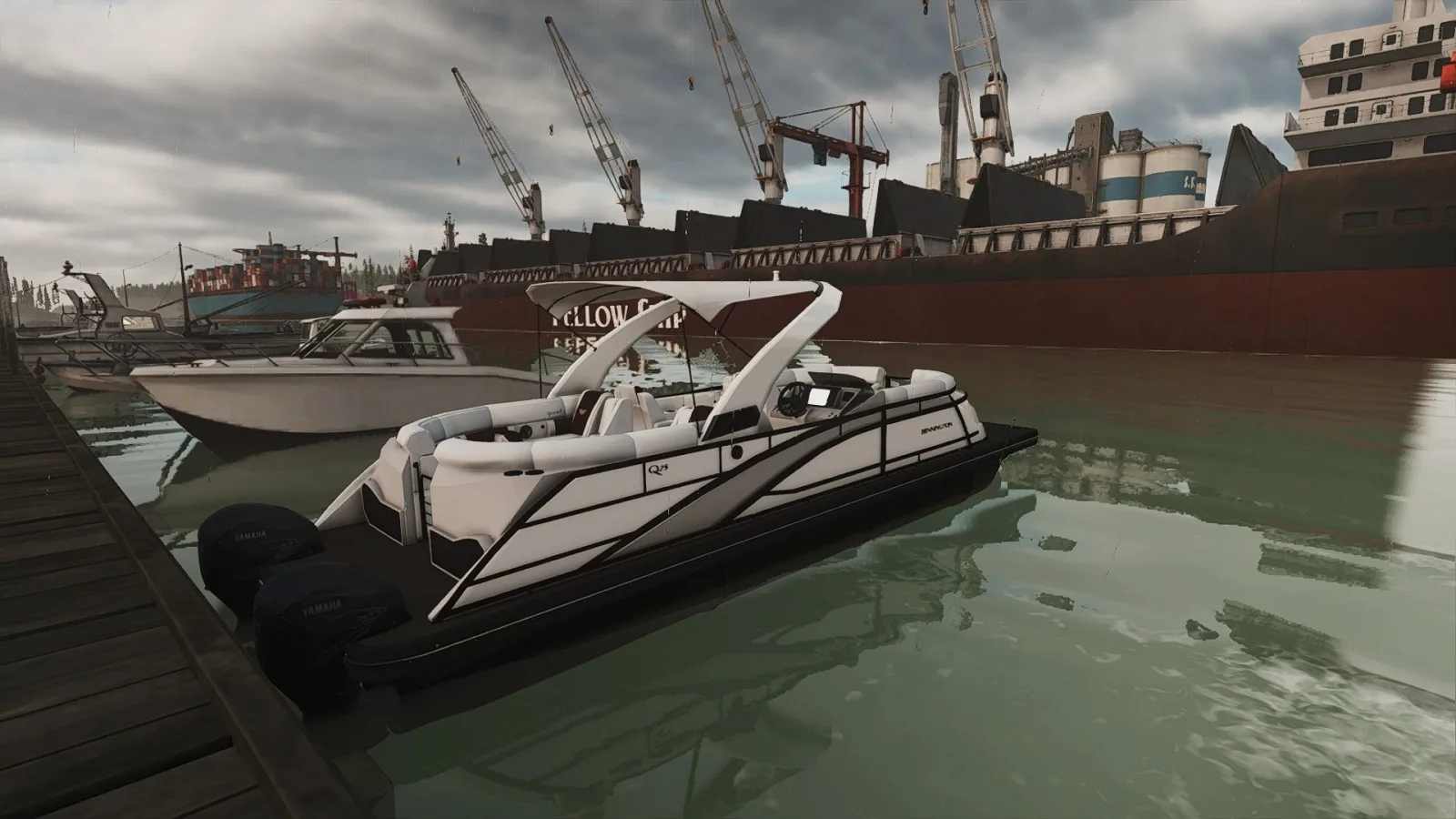 2025 Bennington Q Line Pontoon Boat And Trailer FS25 - screenshot 1