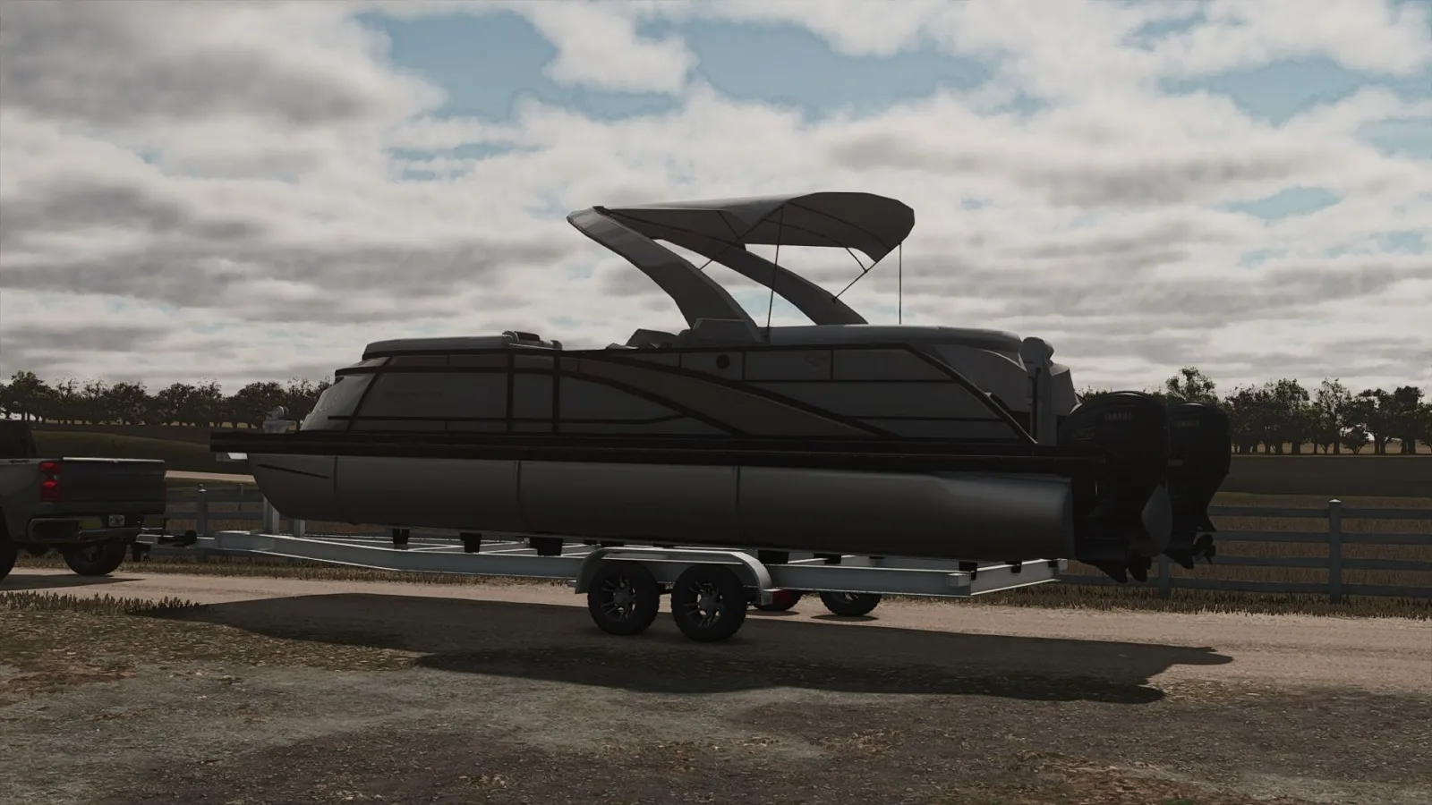 2025 Bennington Q Line Pontoon Boat And Trailer FS25 - screenshot 2
