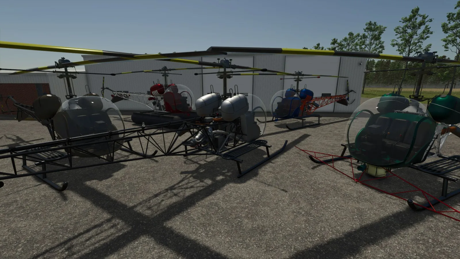 Bell 47G Helicopter FS25 - screenshot 2