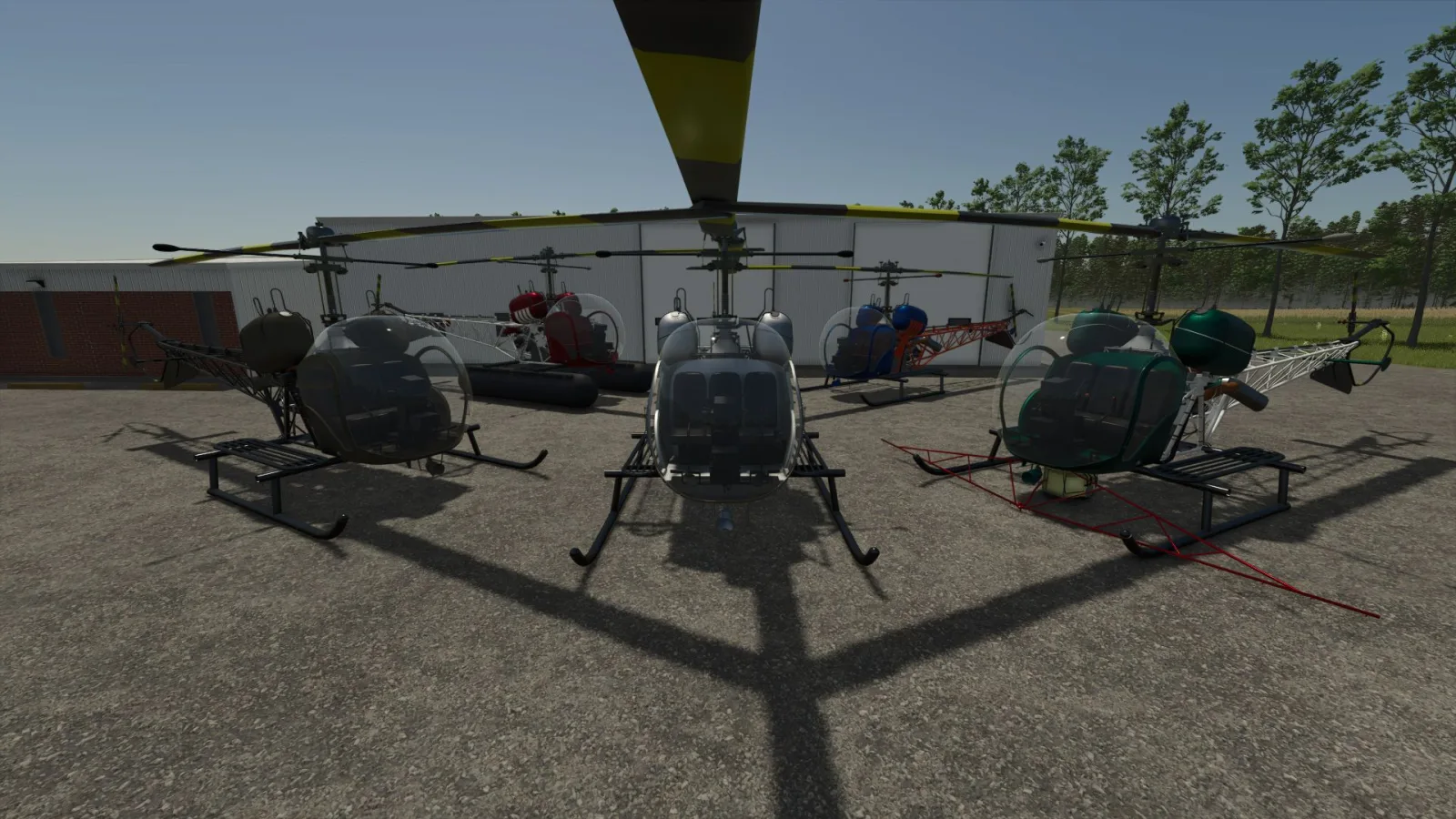 Bell 47G Helicopter FS25 - screenshot 1
