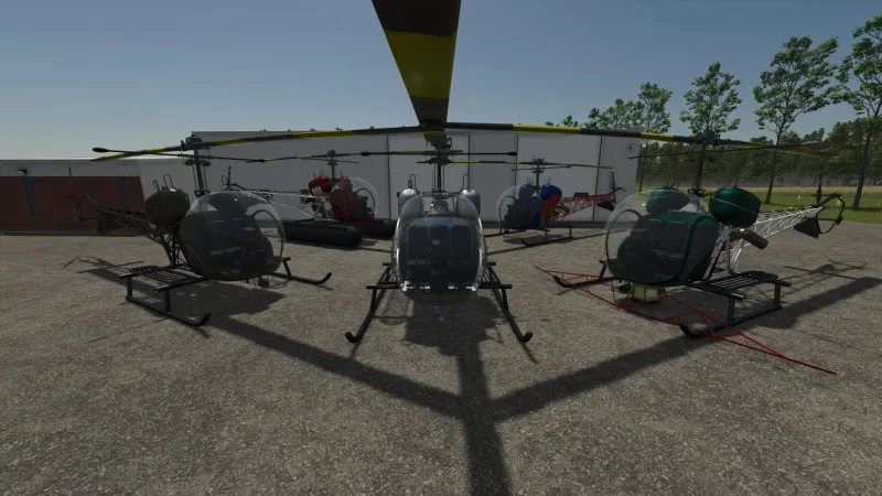 Bell 47G Helicopter FS25