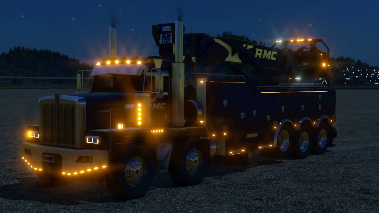 Kenworth C500 M100 Rotator FS25 - screenshot 2