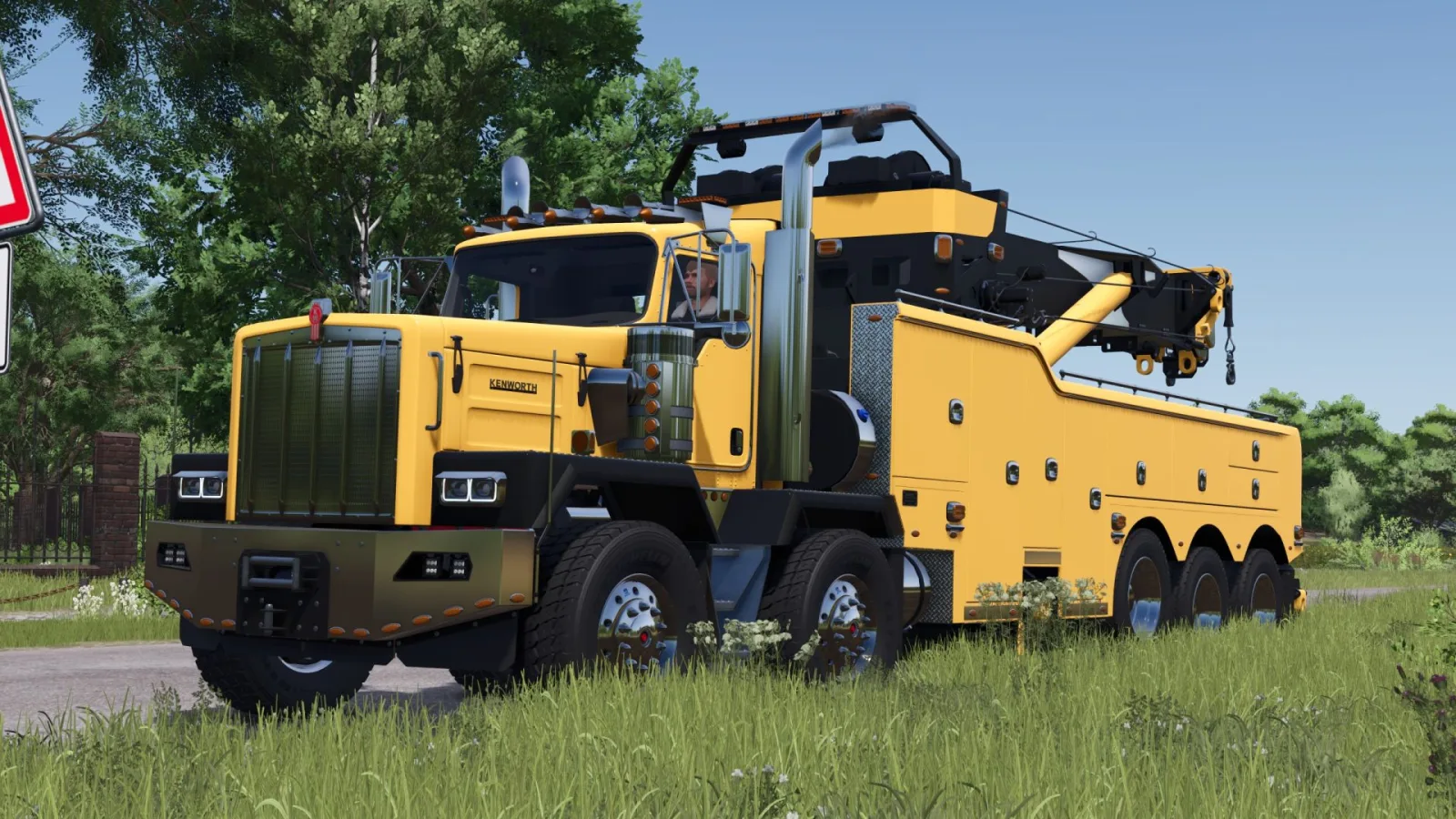 Kenworth C500 M100 Rotator FS25 - screenshot 1