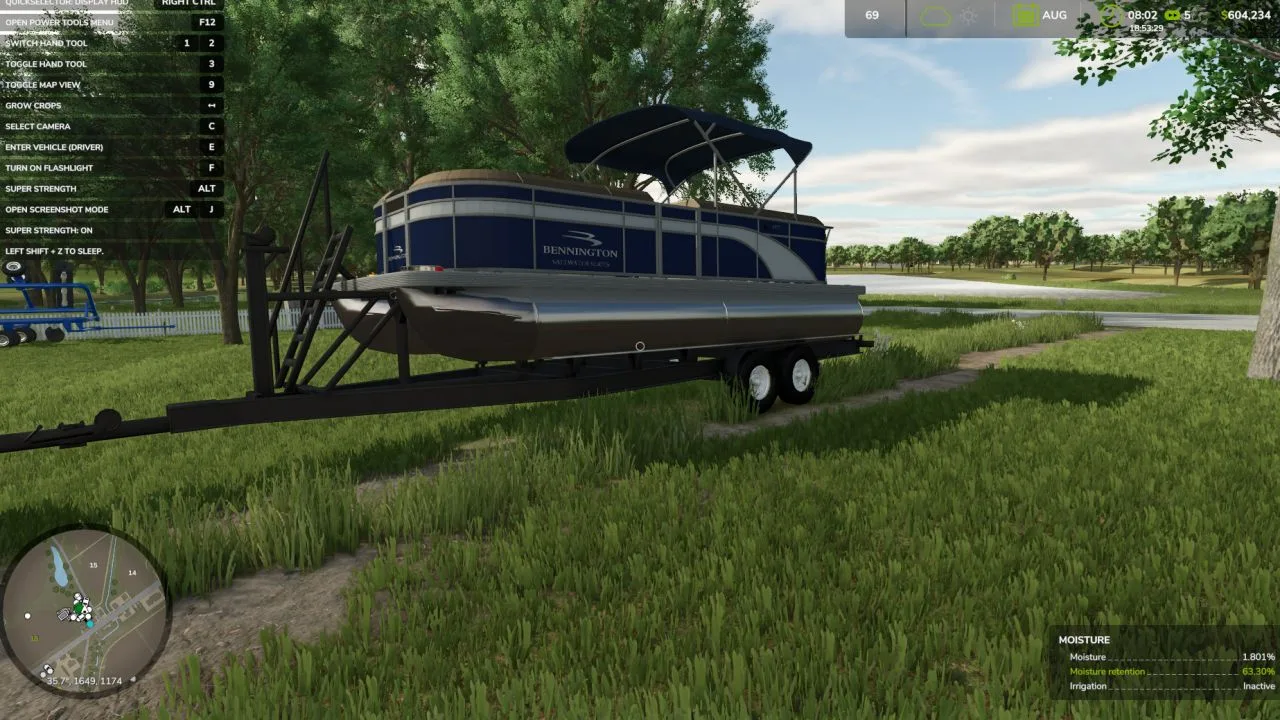 2018 Bennington Pontoon Boat FS25 - screenshot 2