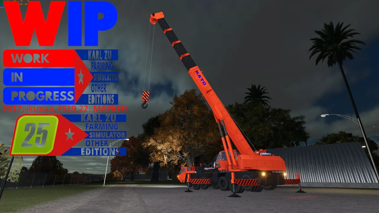 KATO crane FS25 - screenshot 1