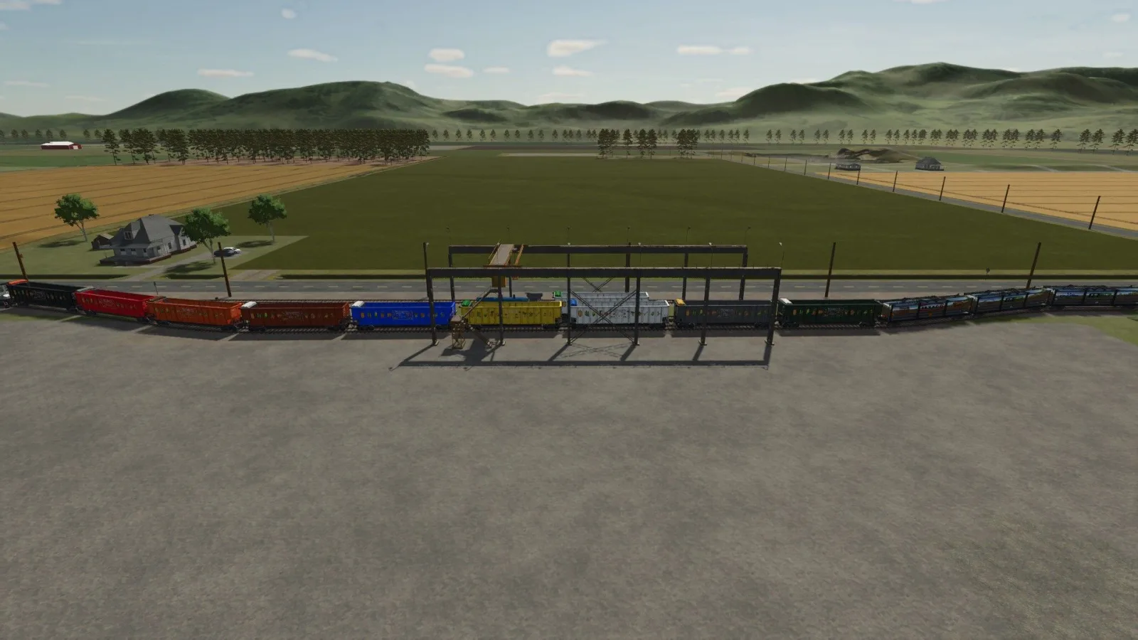 Grain Wagon (ZCA Trains) FS25 - screenshot 1