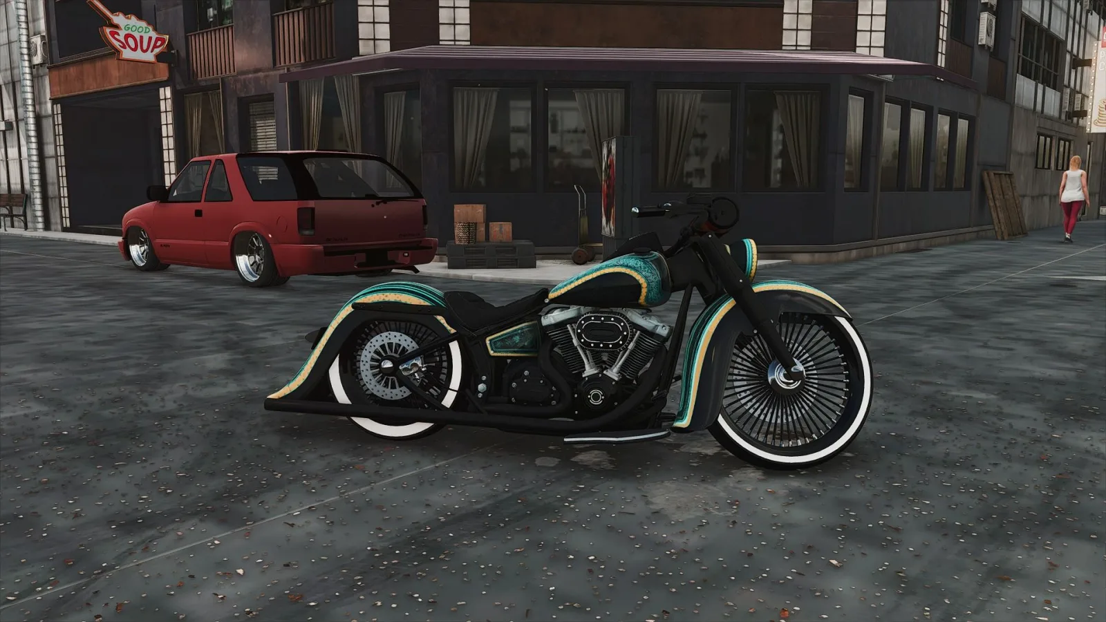 Harley Softtail Custom FS25 - screenshot 1