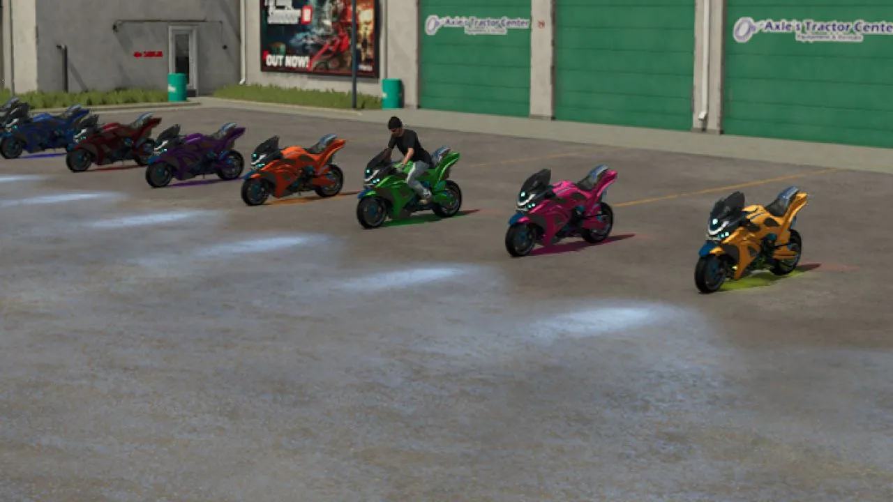 Alien motor bike FS25 - screenshot 1