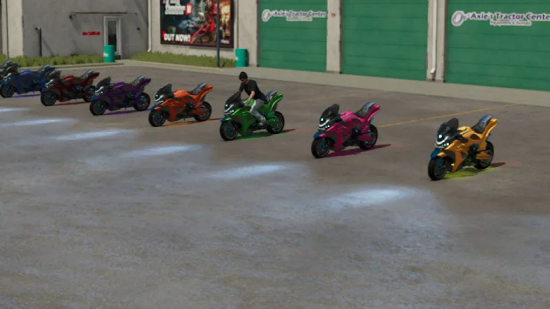 Alien motor bike FS25