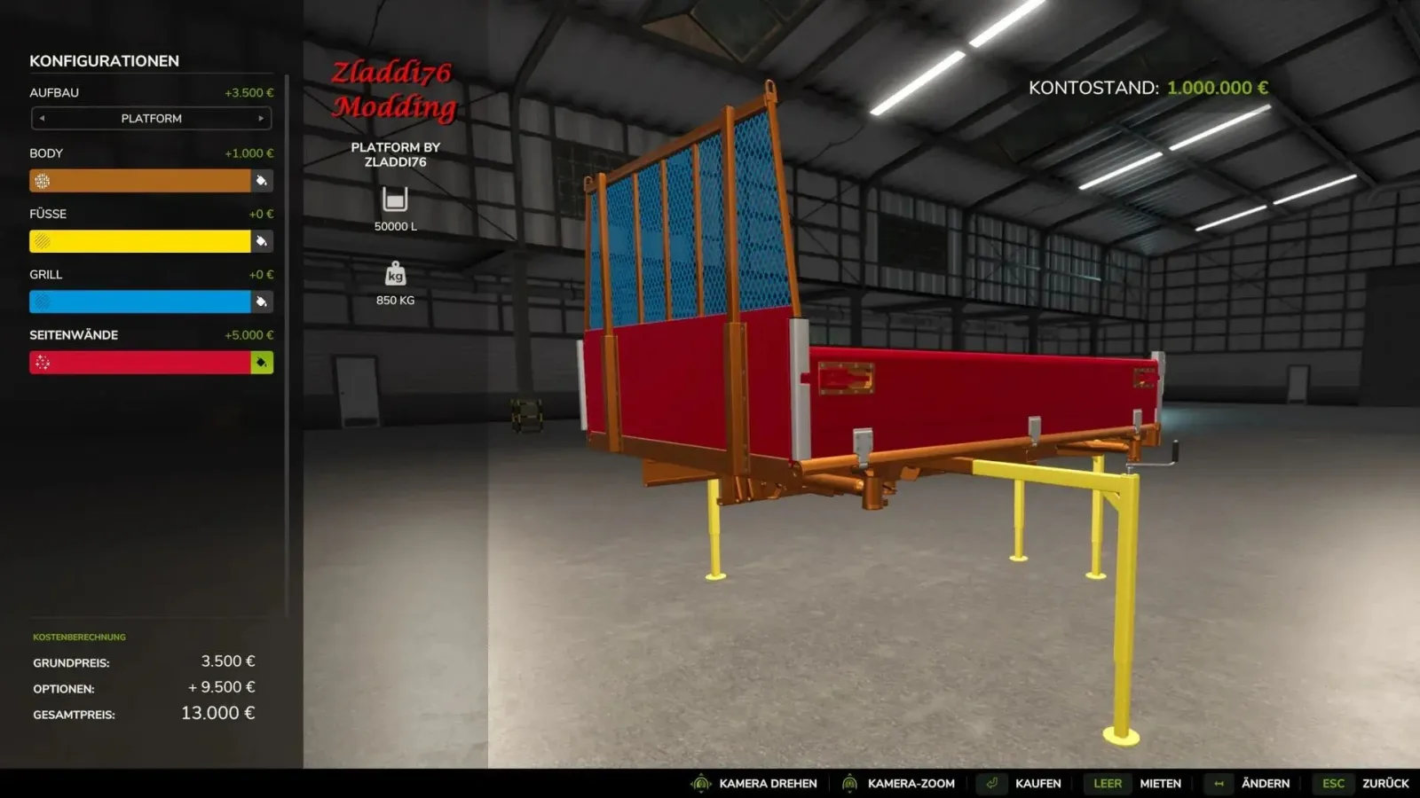 Lindner Unitrac Pack Edit FS25 - screenshot 2