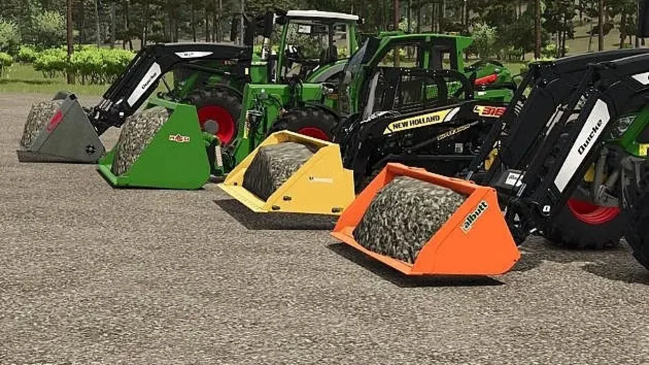 Bucket pack FS25 - screenshot 1