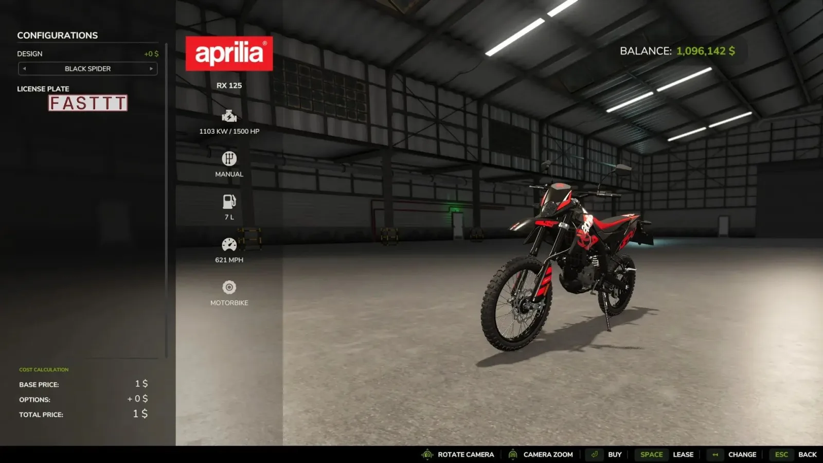 Aprilia RX125 Tuned FS25 - screenshot 2