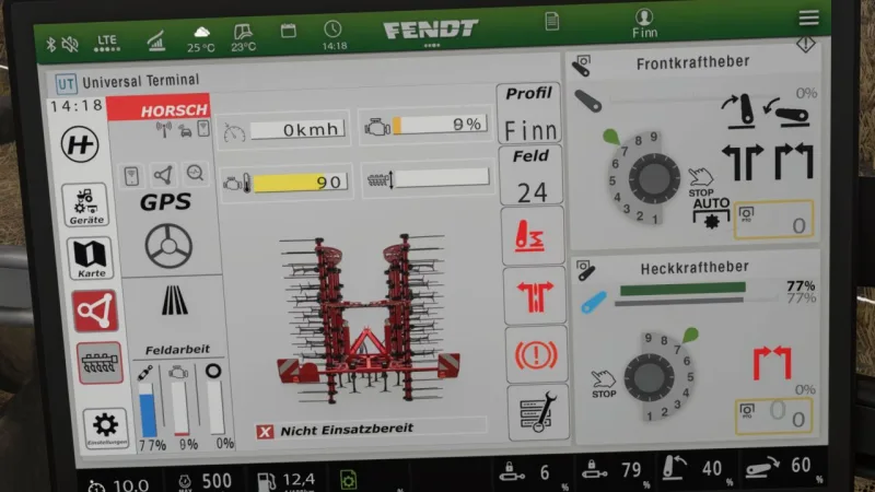 Horsch Grubber isoBUS Screen (Prefab) FS25