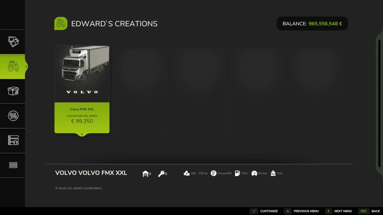 Volvo FMX XXL FS25 - screenshot 2