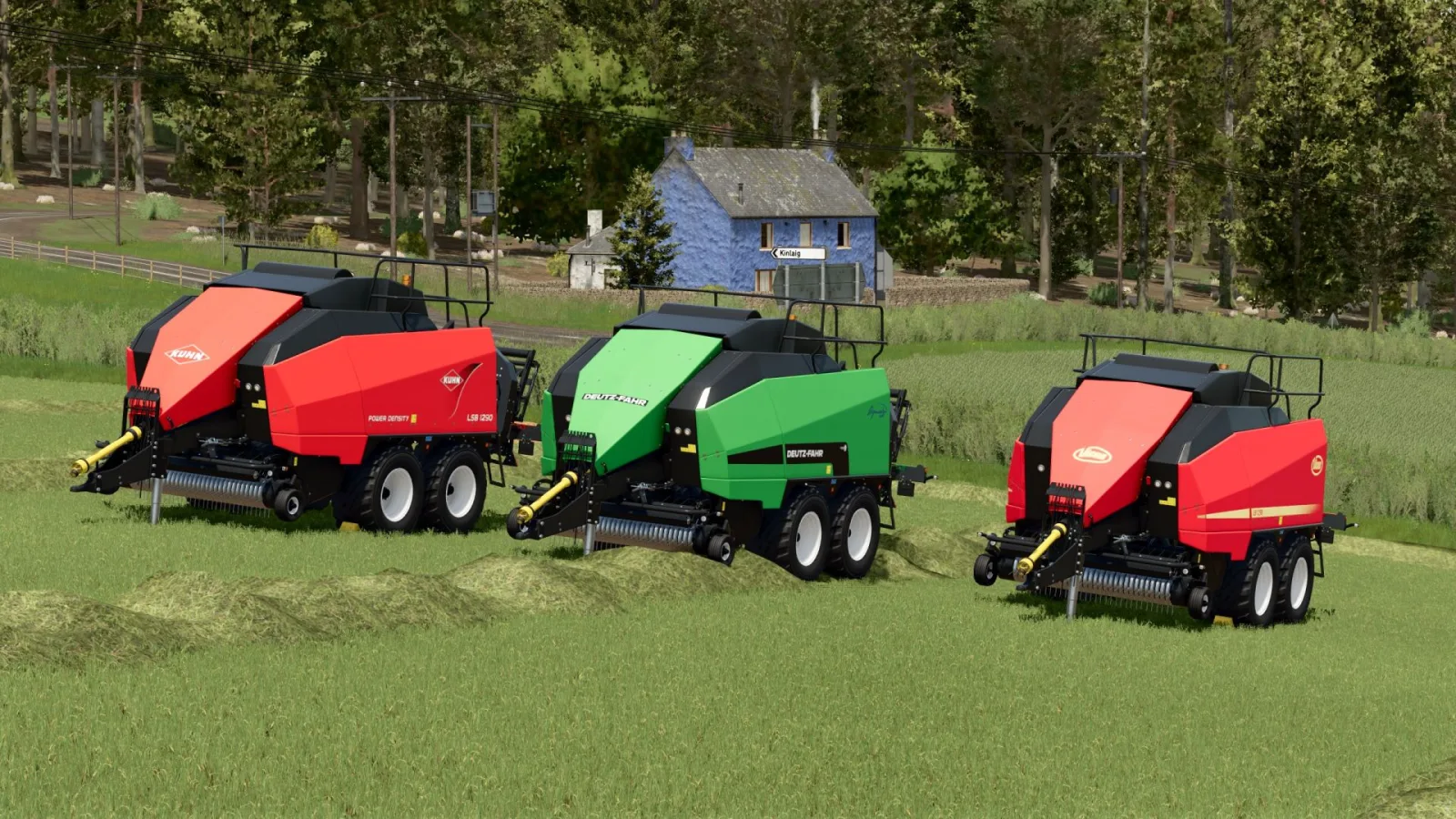 Kuhn/Deutz/Vicon Square Baler Pack FS25 - screenshot 1