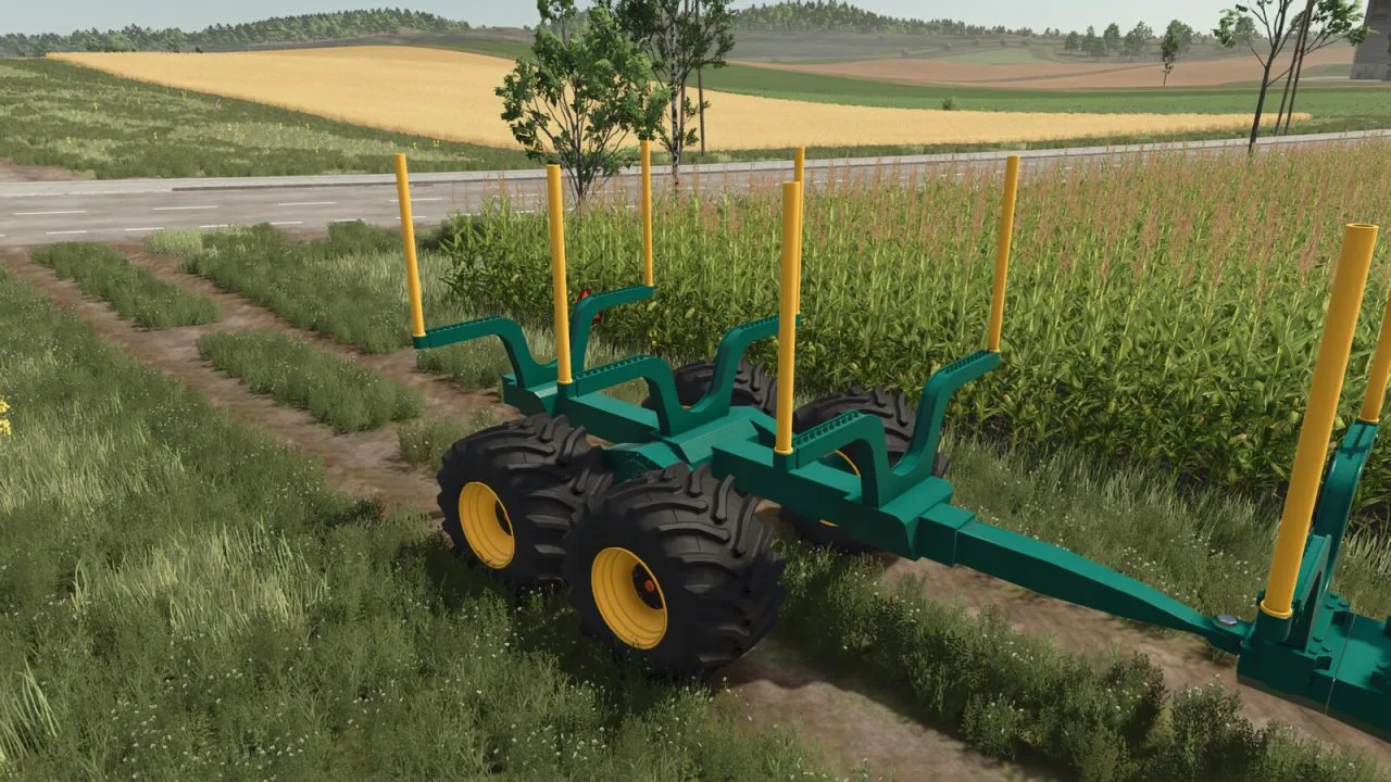 Lizard LogFlex Forwarder Trailer FS25 - screenshot 1