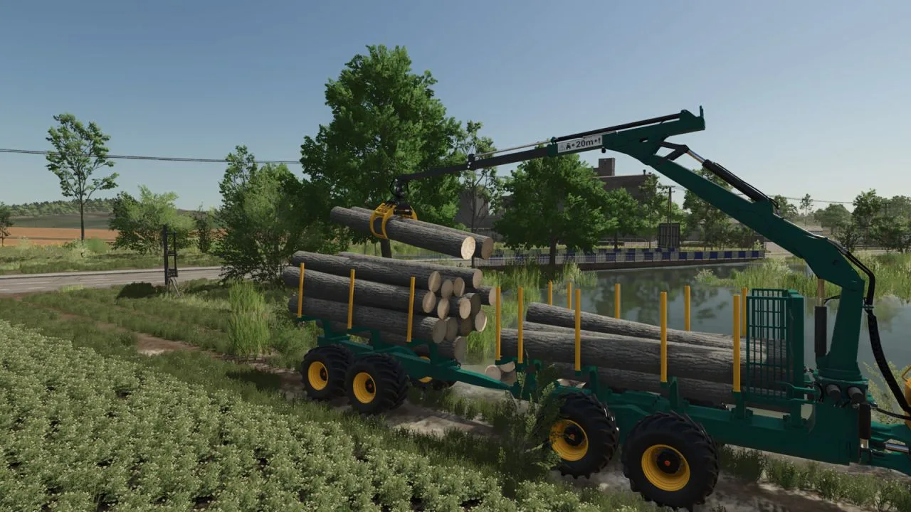 Lizard LogFlex Forwarder Trailer FS25 - screenshot 2