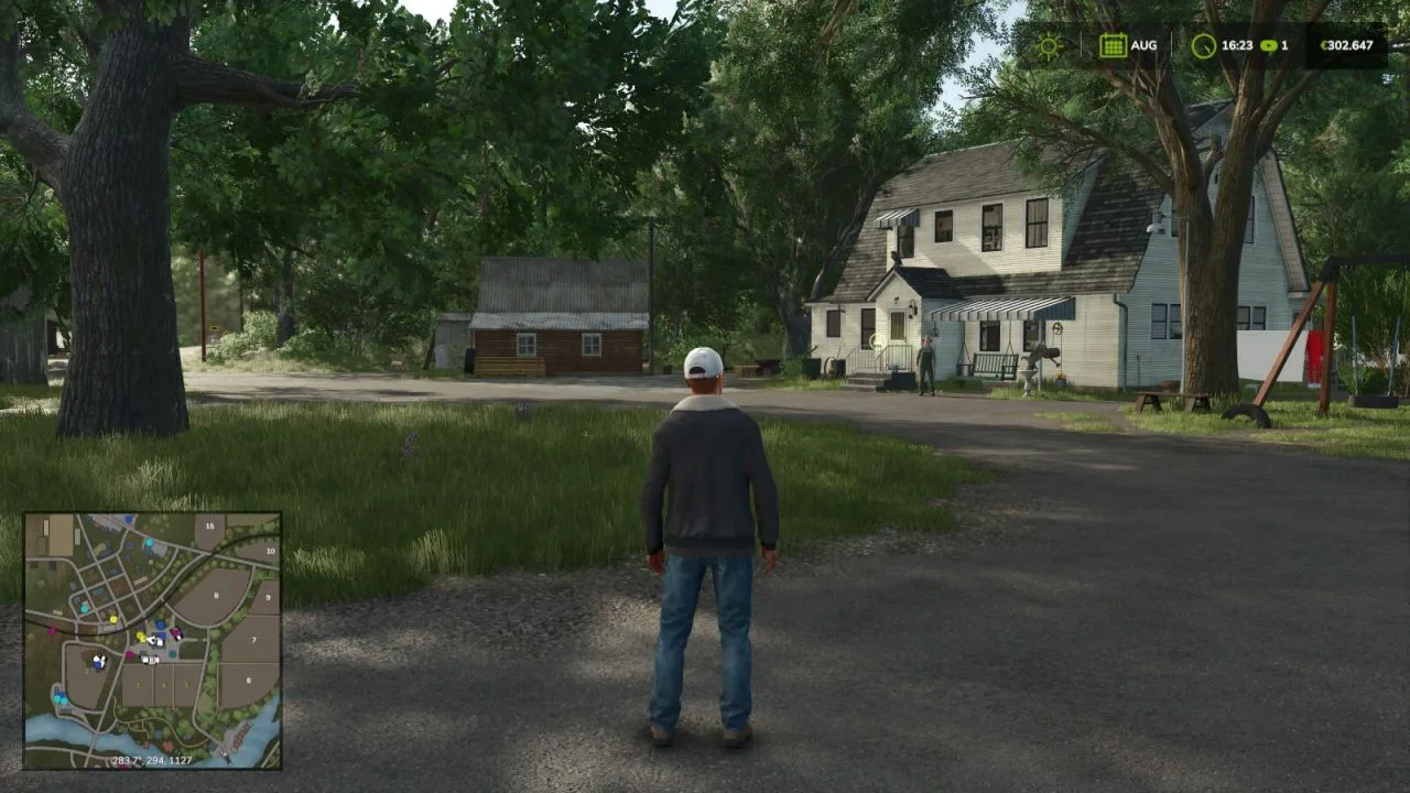 50% Navigation HUD Map FS25 - screenshot 2