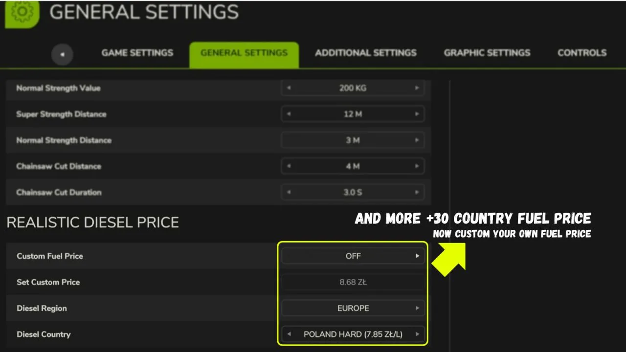 Realistic Diesel Price V2.2 - screenshot 1