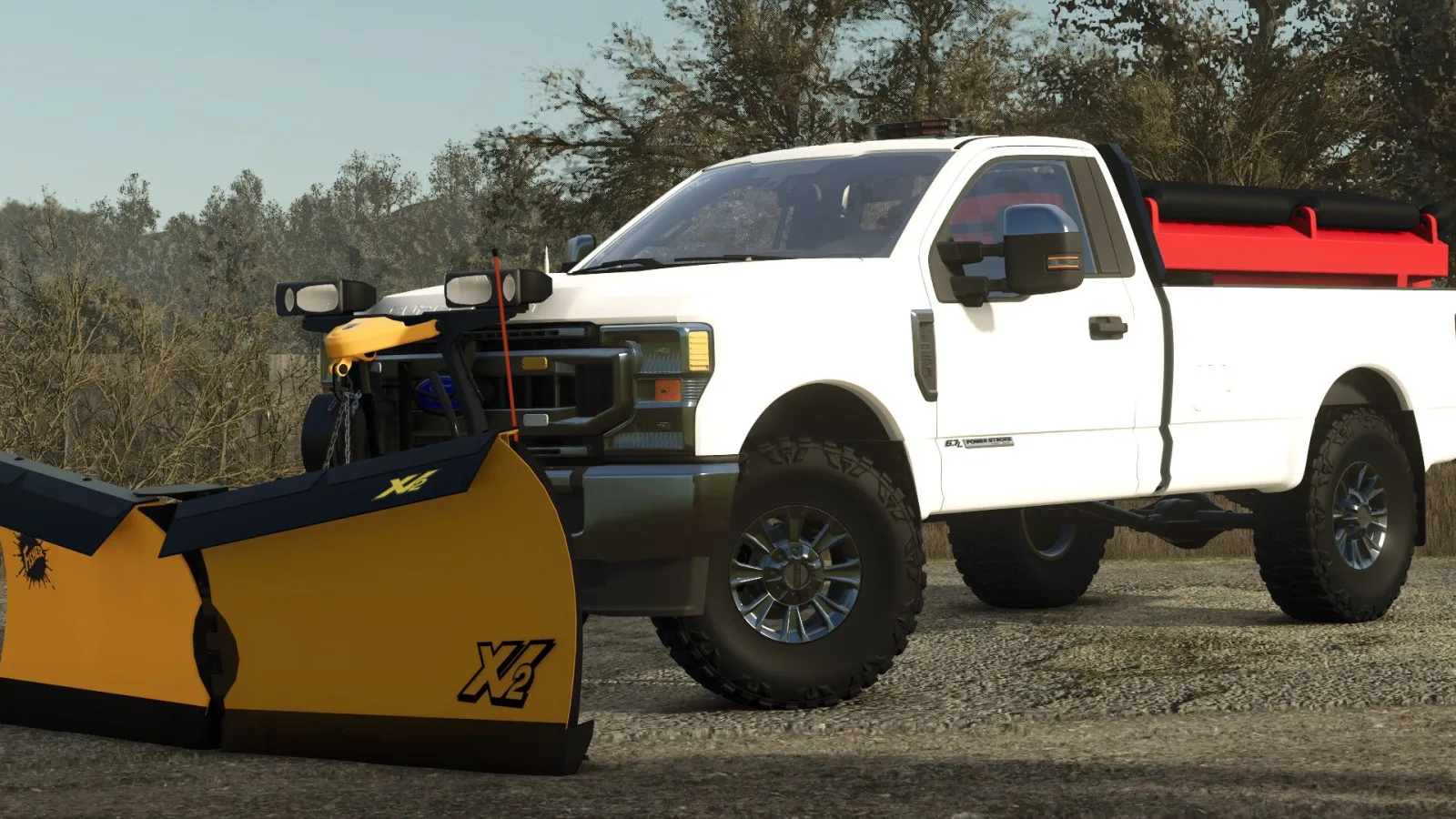 2022 Ford F350 Single Cab FS25 - screenshot 3