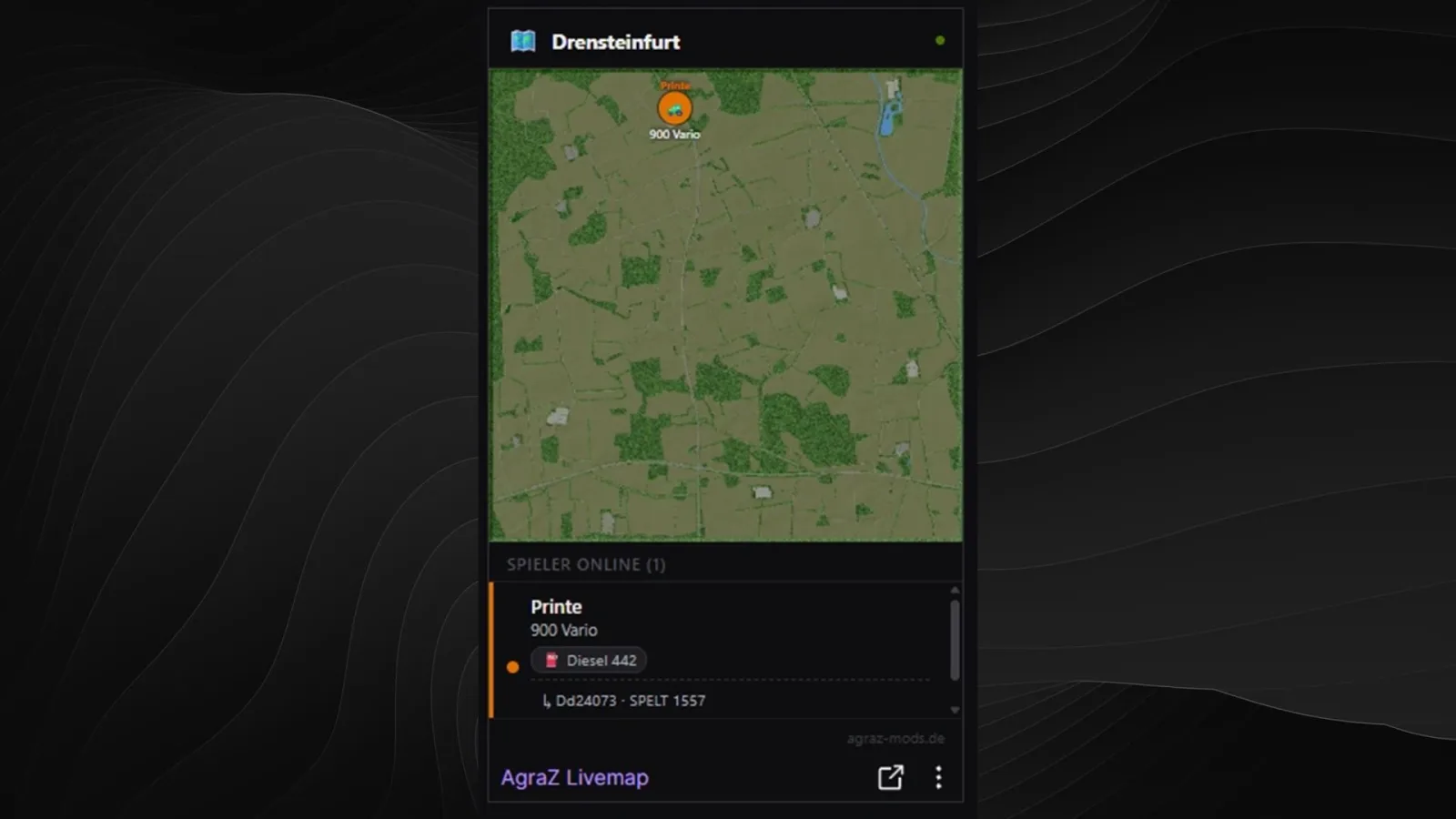 AgraZ Livemap Extension FS25 - screenshot 2