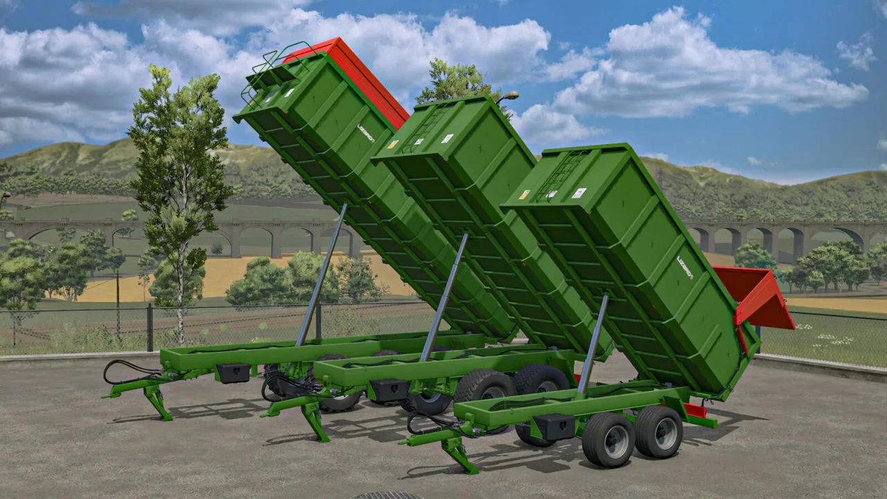 Lizard GHM Tipping Trailer Pack FS25 - screenshot 1