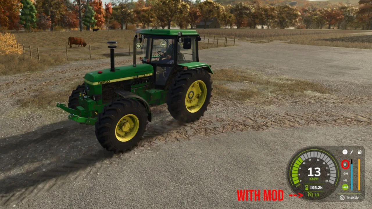 Reverse Cruise Control FS25 - screenshot 2