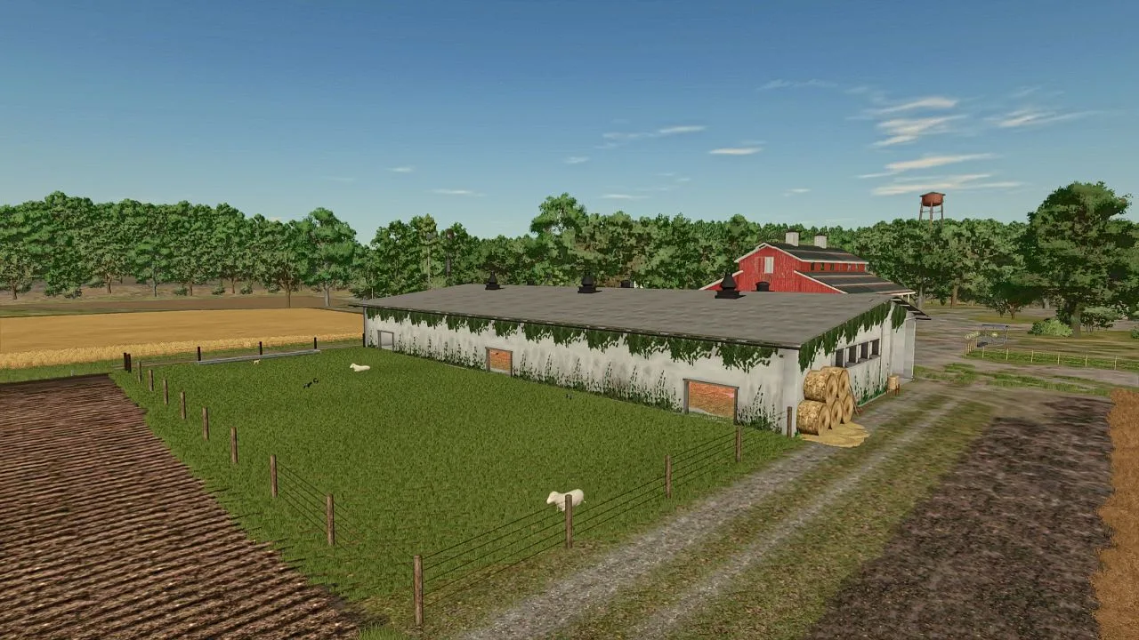 Sheep barn medium FS25 - screenshot 1