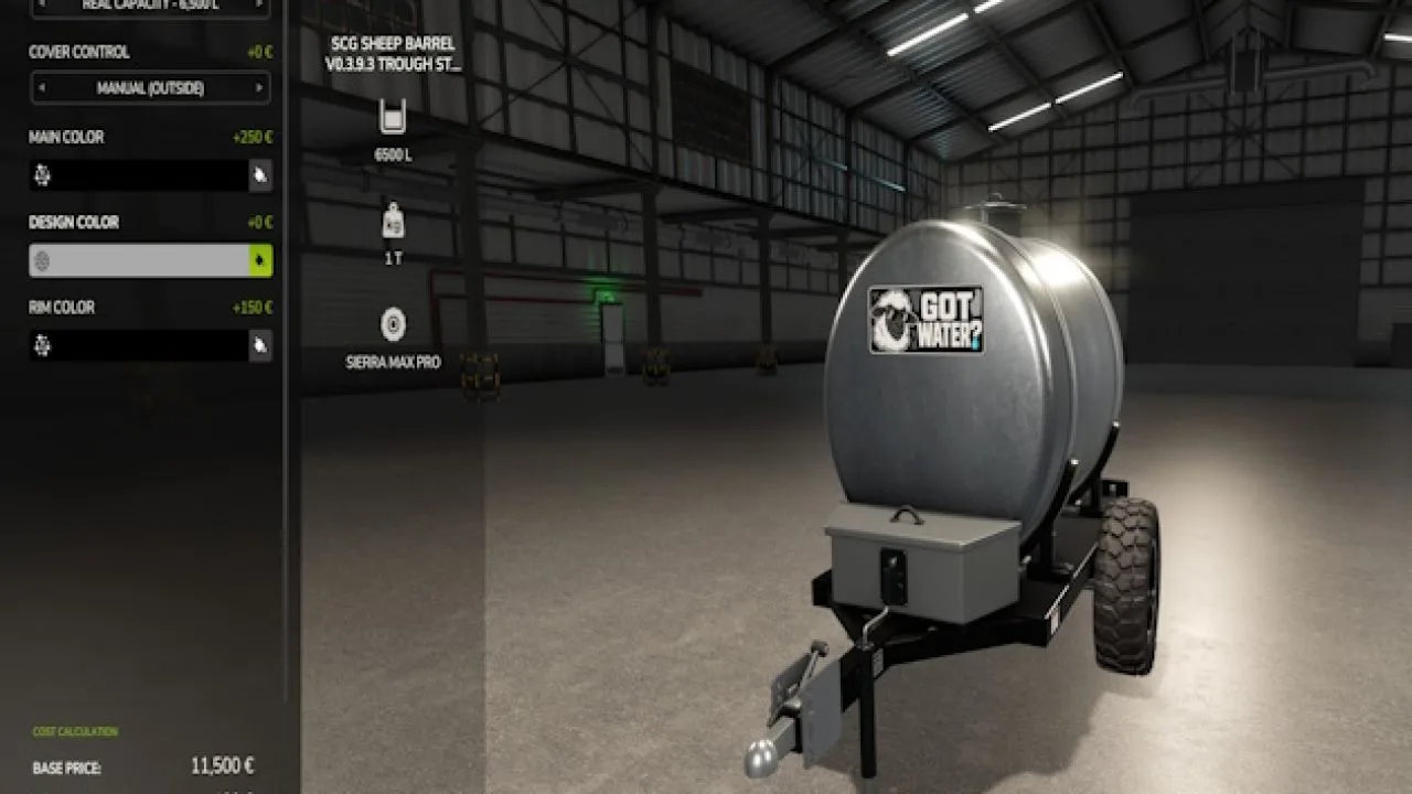 SCG Sheep Liquid Barrel FS25 - screenshot 3