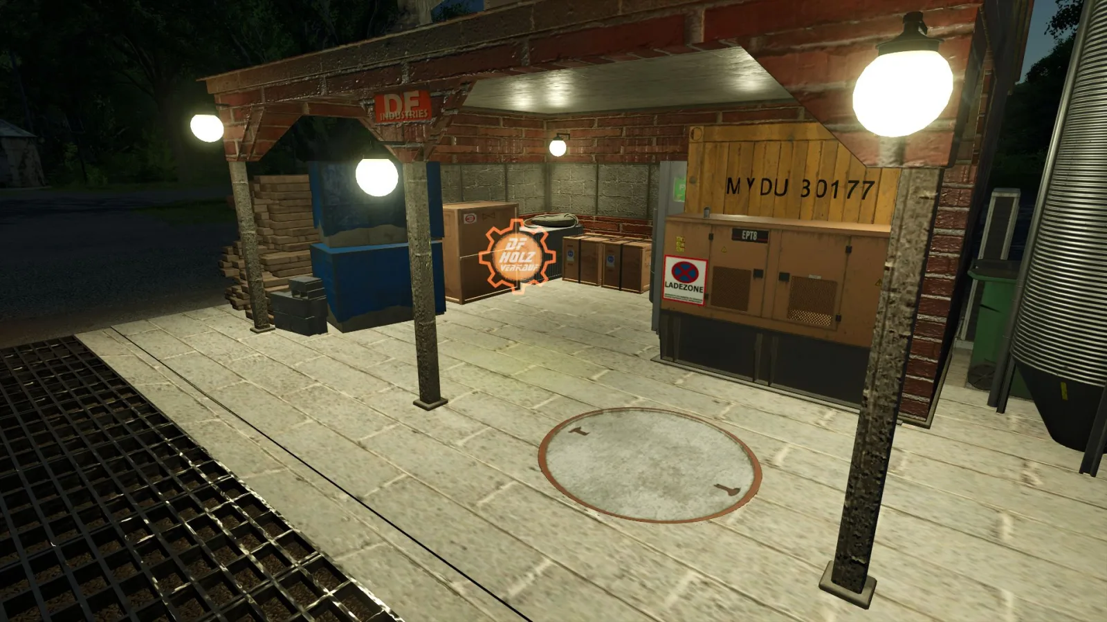 DF INDUSTRIES transshipment terminal (high-tech sales station) FS25 - screenshot 3