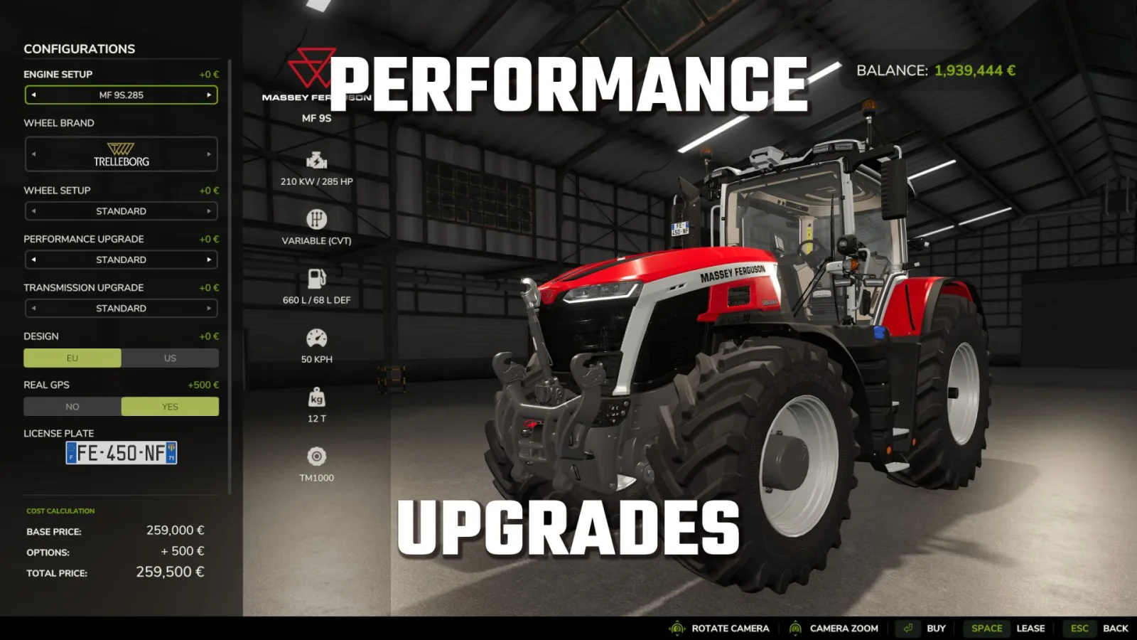 Performance Upgrades FS25 - screenshot 1