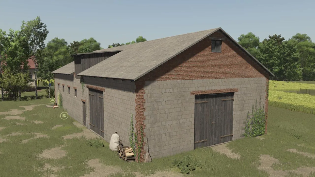 Polish Cowshed With Pasture FS25 - screenshot 1