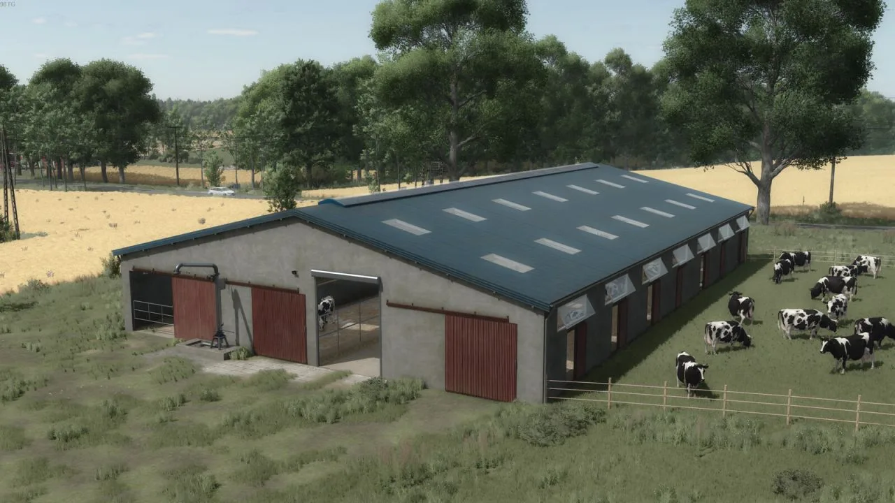 Modernized Cowshed FS25 - screenshot 1